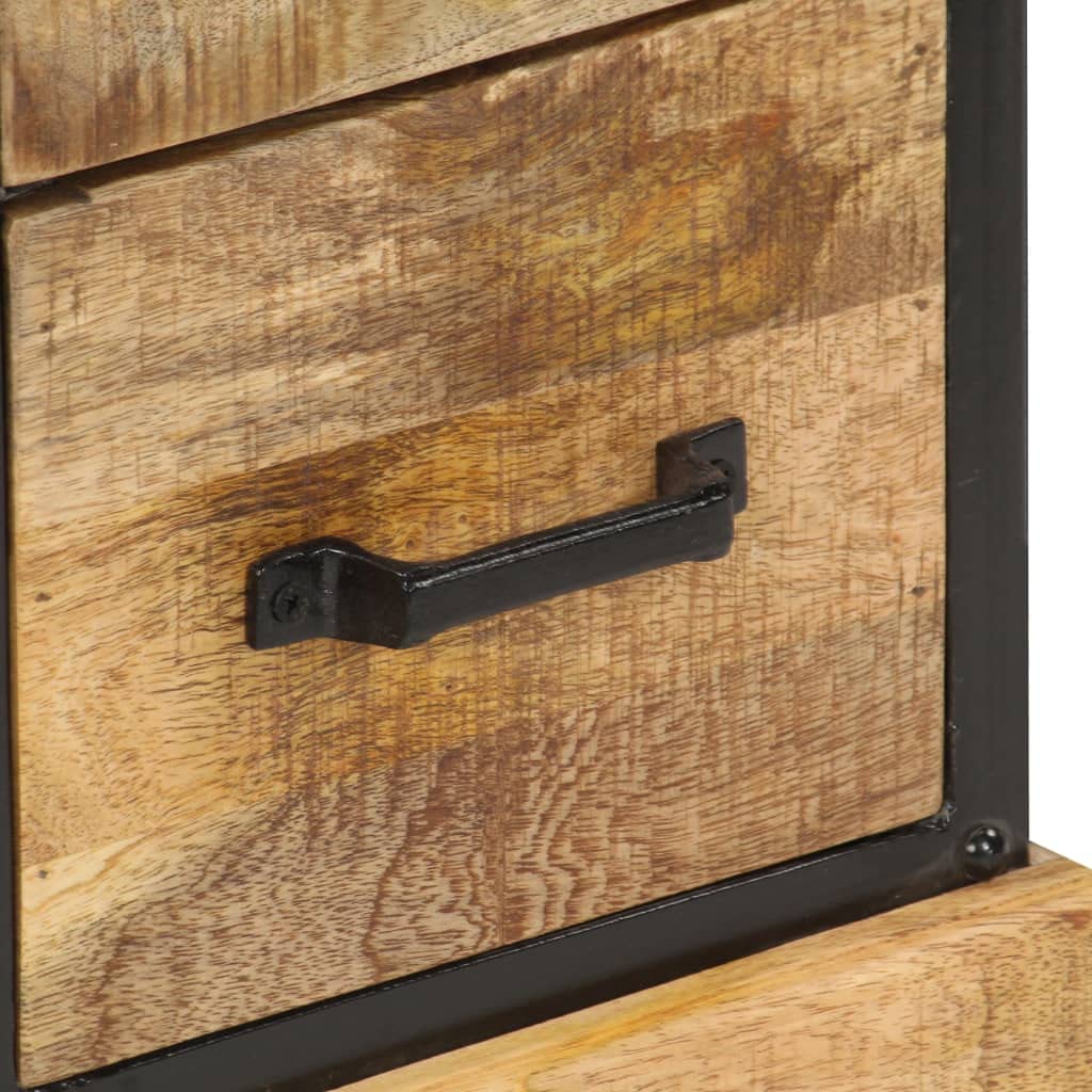 Rustic Side Cabinet with Storage - 23.6