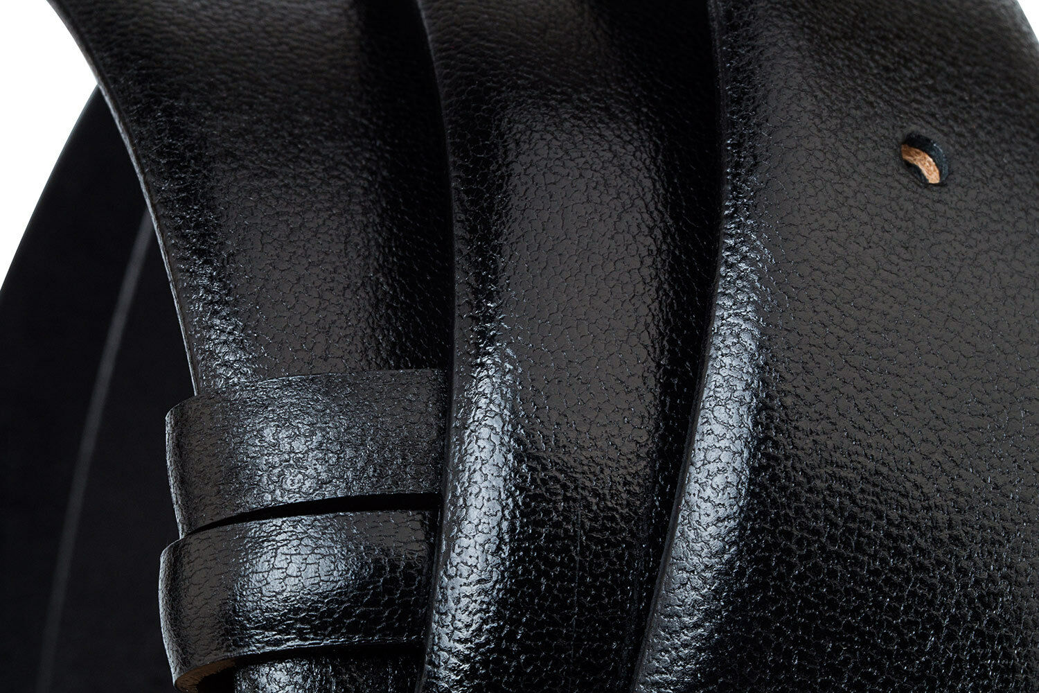 Men's Black Leather Belt Strap for Ferragamo Buckles - 1 3/8 Inch (35mm) Width - Italian Genuine Leather - Perfect for Formal Wear, Office & Dress Pants