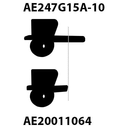 AME AE20011064 Duckbill Plastic Insert - High-Quality Plastic Valve for Medical & Industrial Use - Perfect for Fluid Control in Tubes and Pipes