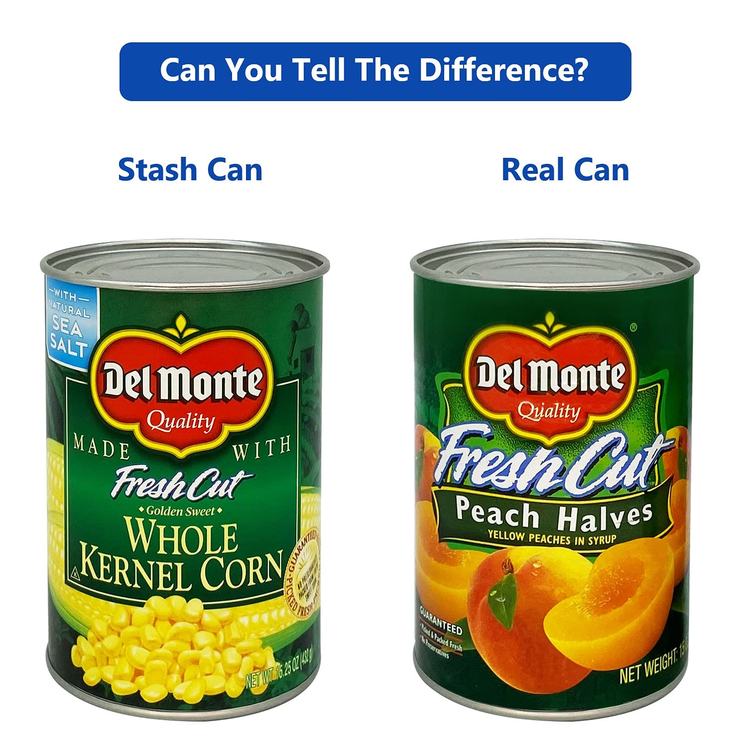 Fake Can Safe - Diversion Secret Stash Container for Money & Valuables (Corn Design) - Perfect for Home Security, Travel & Emergency Cash Hiding