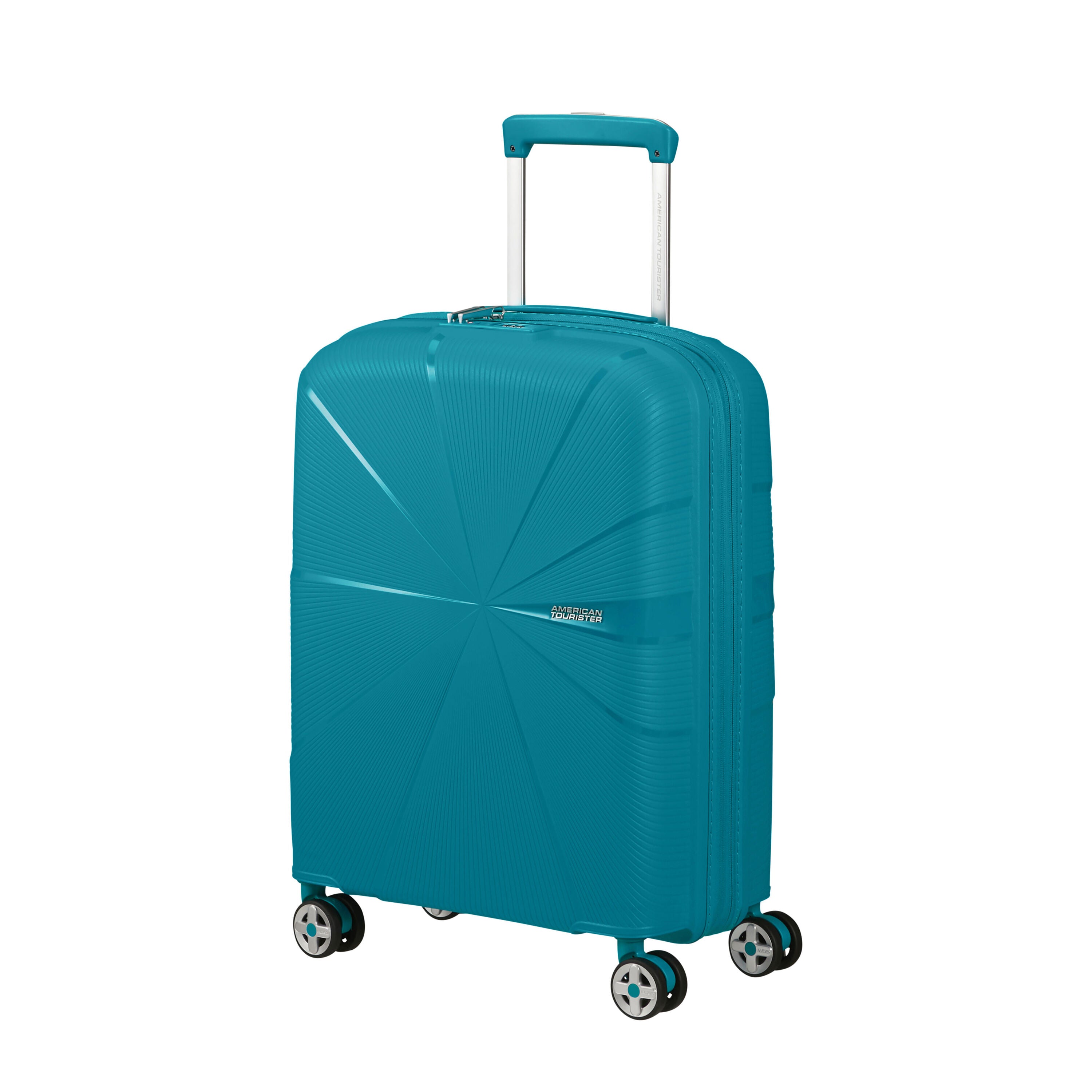 American Tourister StarVibe Spinner Carry On Luggage - Lightweight Expandable Suitcase for Travel, Business Trips & Weekend Getaways | TSA Approved Spinner Wheel Cabin Bag