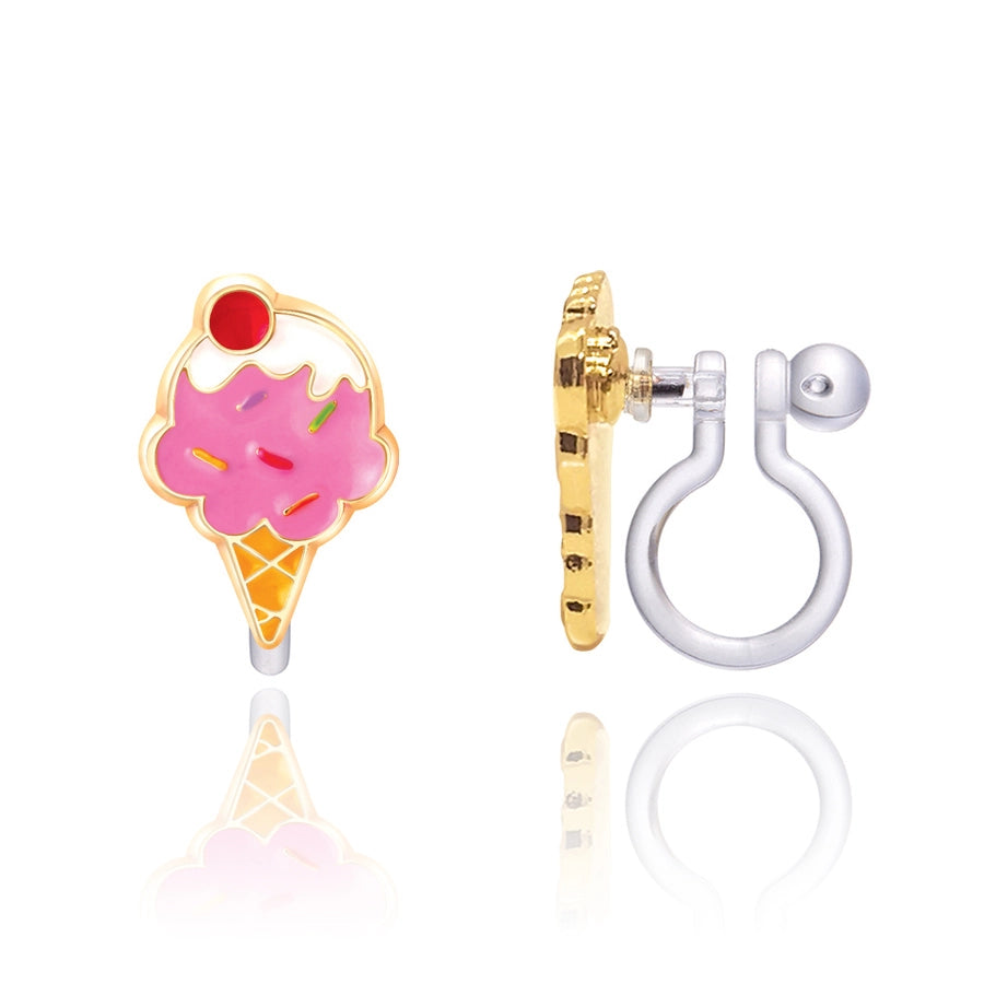 Girl Nation Clip On Earrings for Women - Non-Pierced Fashion Jewelry - Trendy & Comfortable Ear Cuffs for Parties, Weddings & Everyday Wear