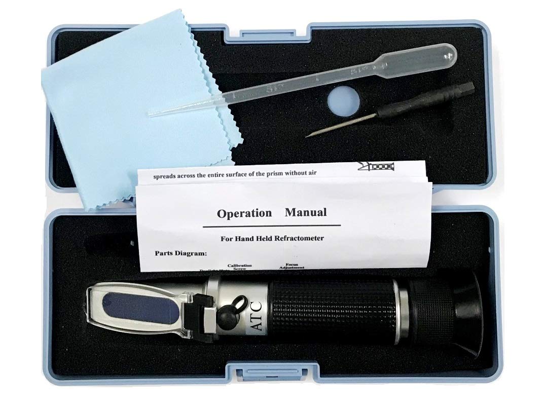 HHIP 8010-0019 Digital Refractometer for Synthetic Coolant Testing | 0-15% Brix Scale Solution Measurement | Ideal for Machining, Metalworking & Automotive Coolant Analysis