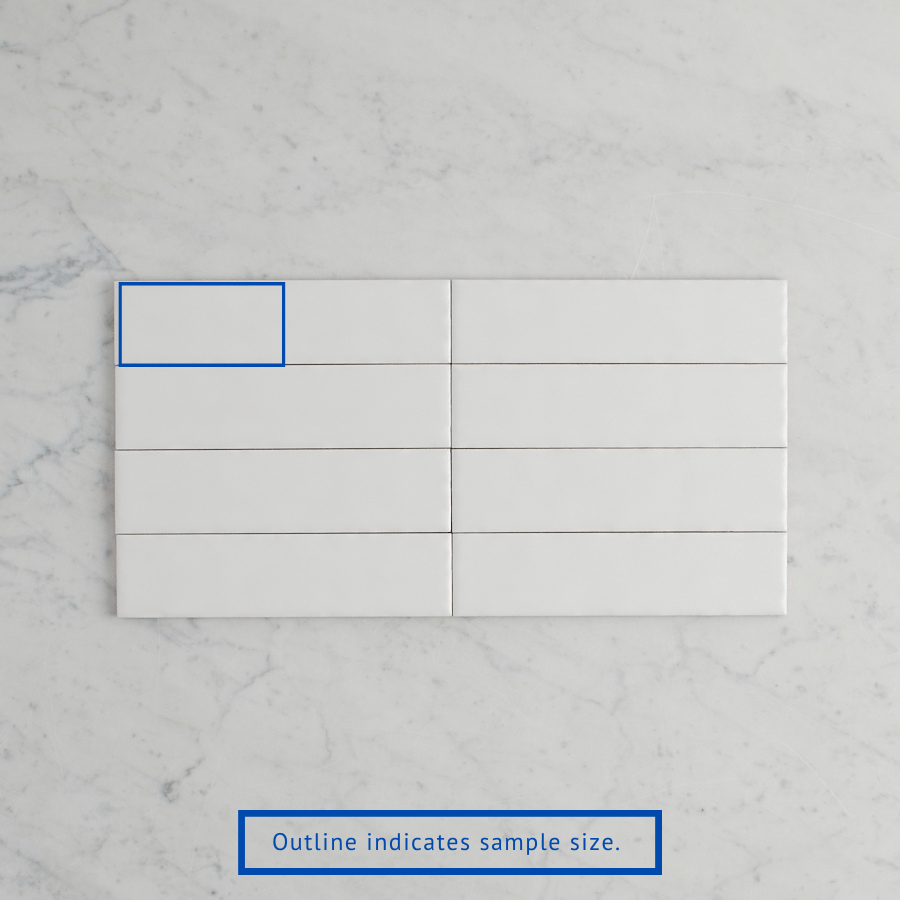 Newport Matte Mini Subway White Tile - Premium Ceramic Wall & Backsplash Tiles for Kitchen, Bathroom & Shower Renovation