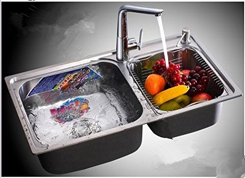 GOWE 304 Stainless Steel Kitchen Sink Set with Faucet & Drainer - Perfect for Modern Kitchens