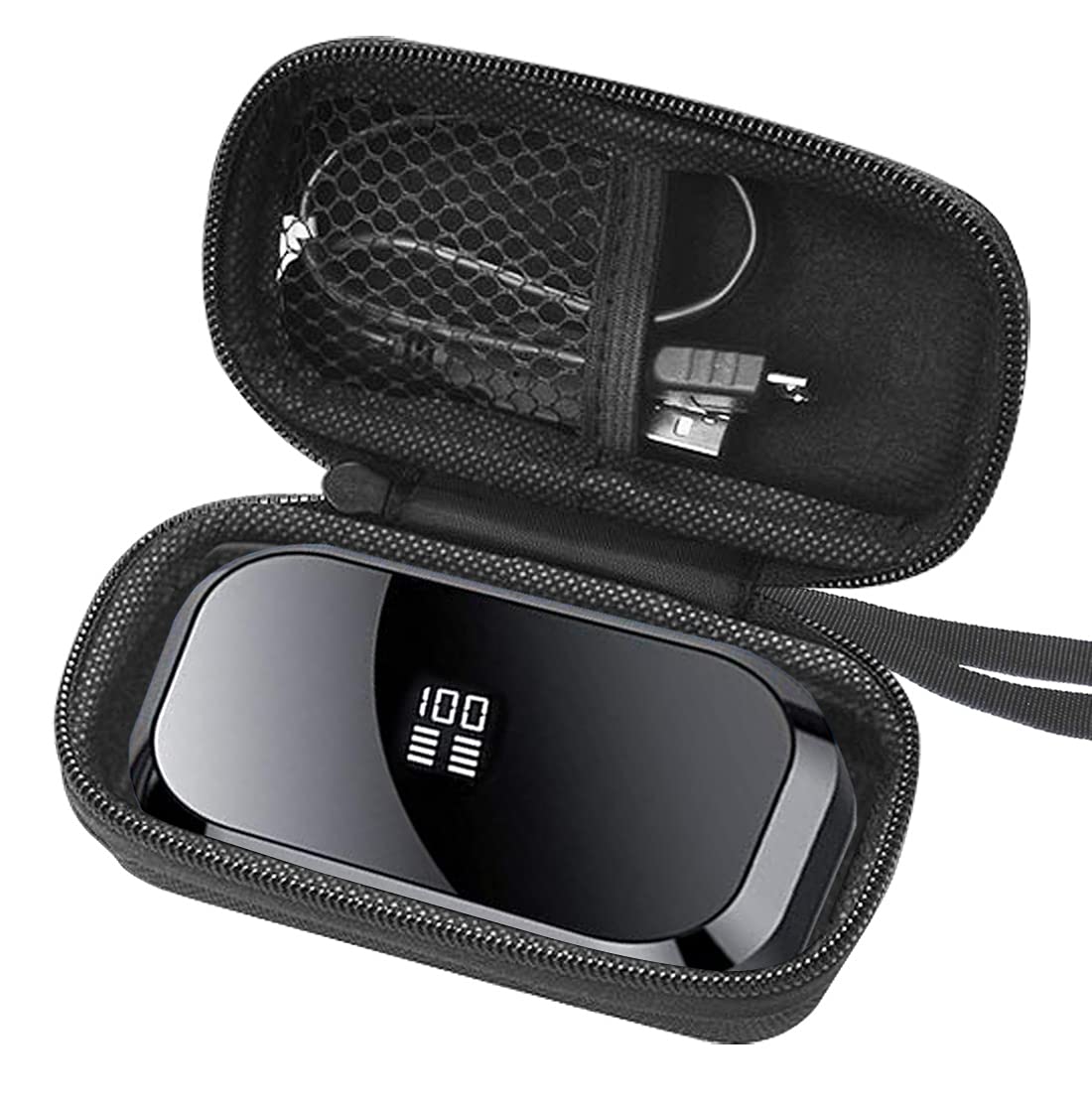 Durable Hard Protective Case for Tiksounds Wireless Earbuds - Shockproof & Water-Resistant Cover for Travel, Gym, and Outdoor Activities