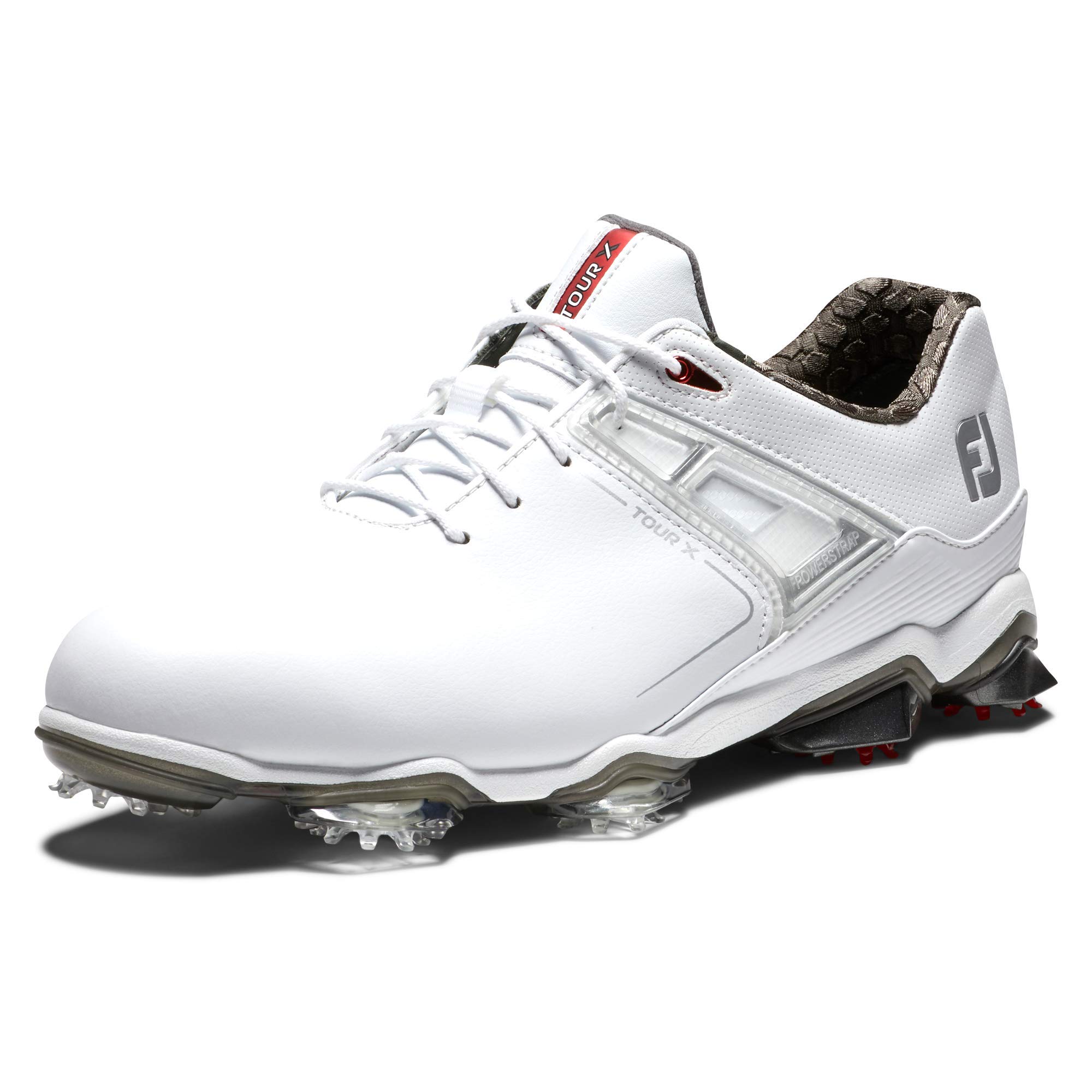 FootJoy Men's Tour X Spiked Golf Shoes - Lightweight Waterproof Comfort for Walking & Tournaments - Perfect for Professional & Amateur Golfers on the Course
