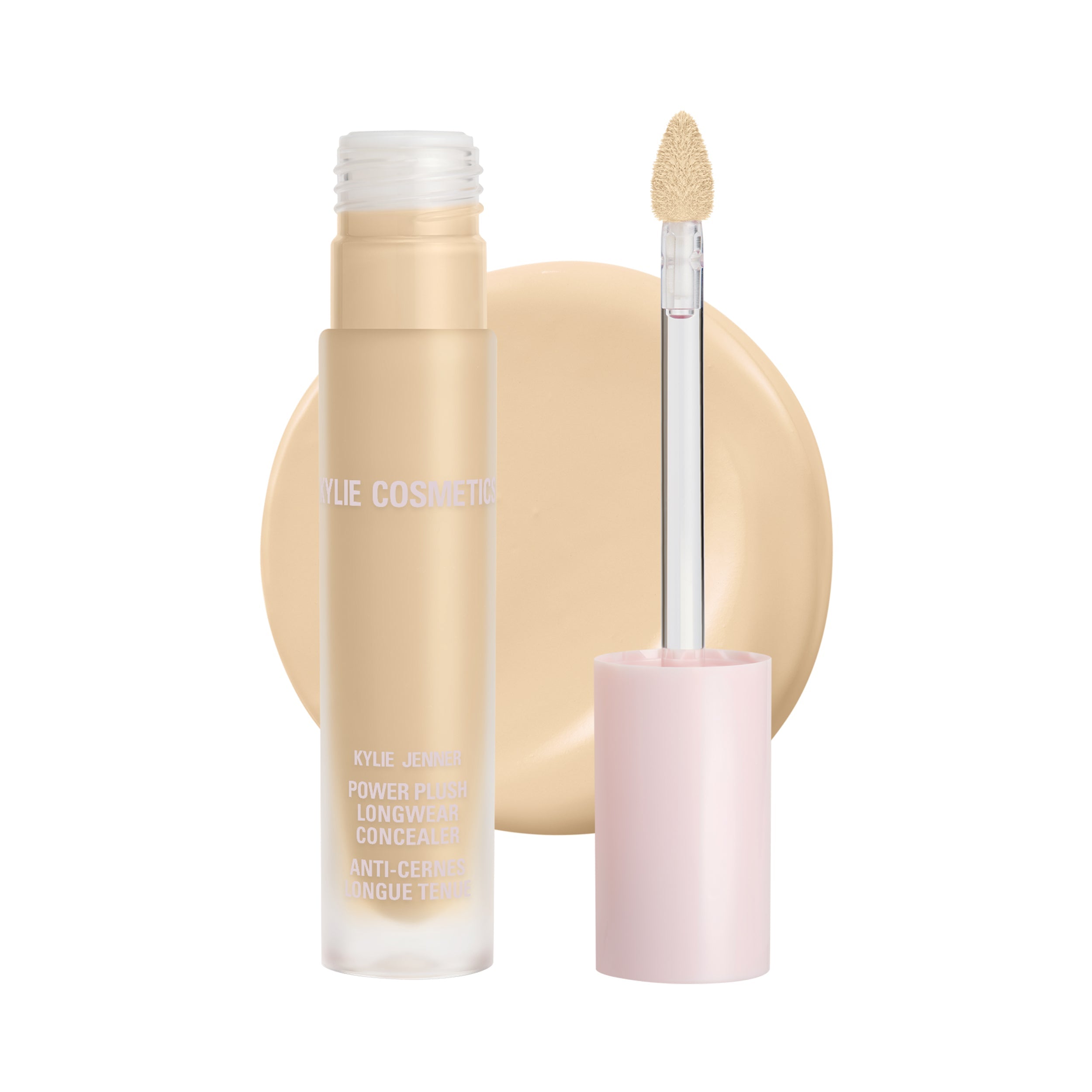 Long-lasting Power Plush Concealer - Full Coverage & Hydrating for Flawless Skin | Perfect for Daily Makeup & Special Occasions