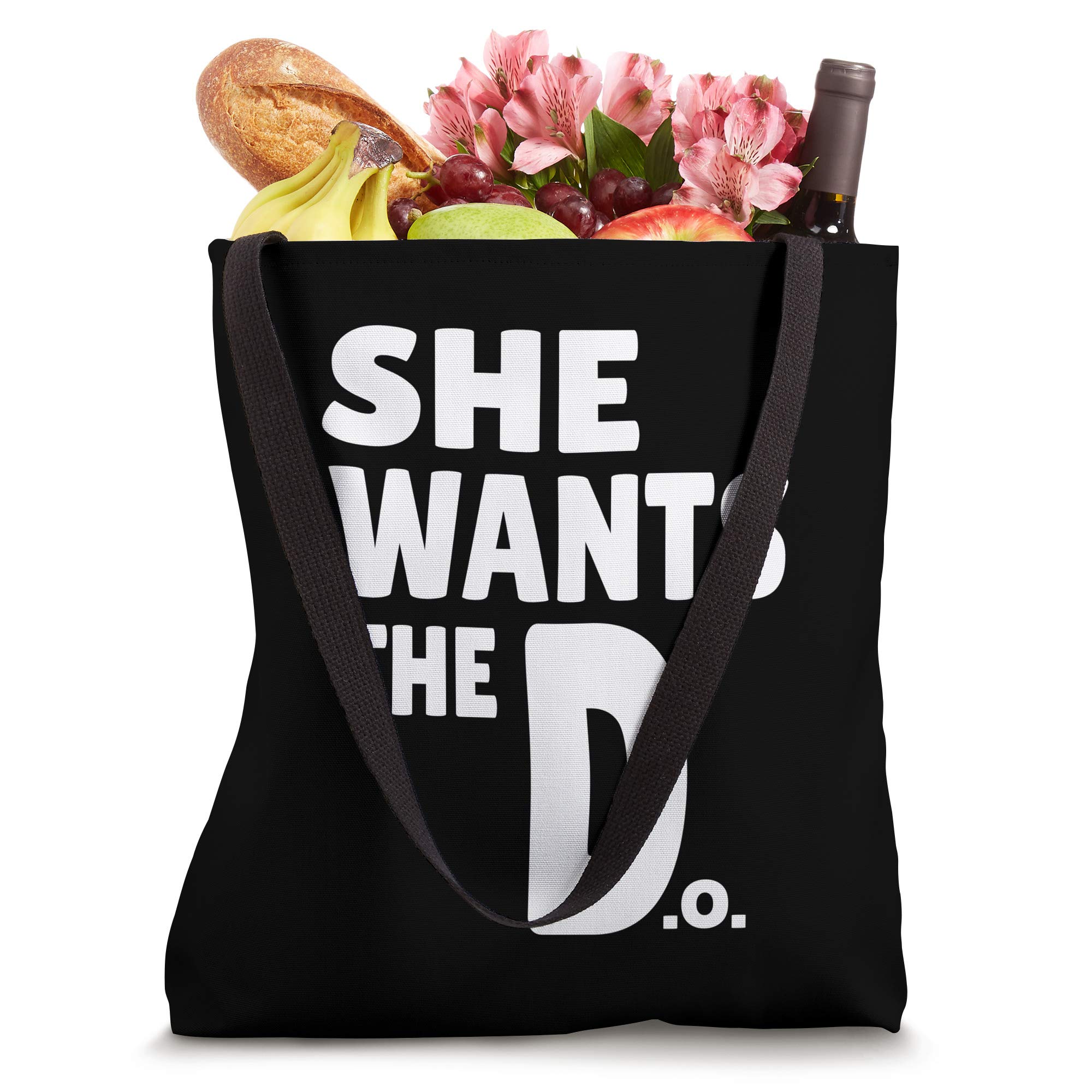 Funny DOCTOR OF OSTEOPATHIC MEDICINE Graduation Gift Tote Bag - Perfect for Medical School Graduates, White Coat Ceremony & Residency
