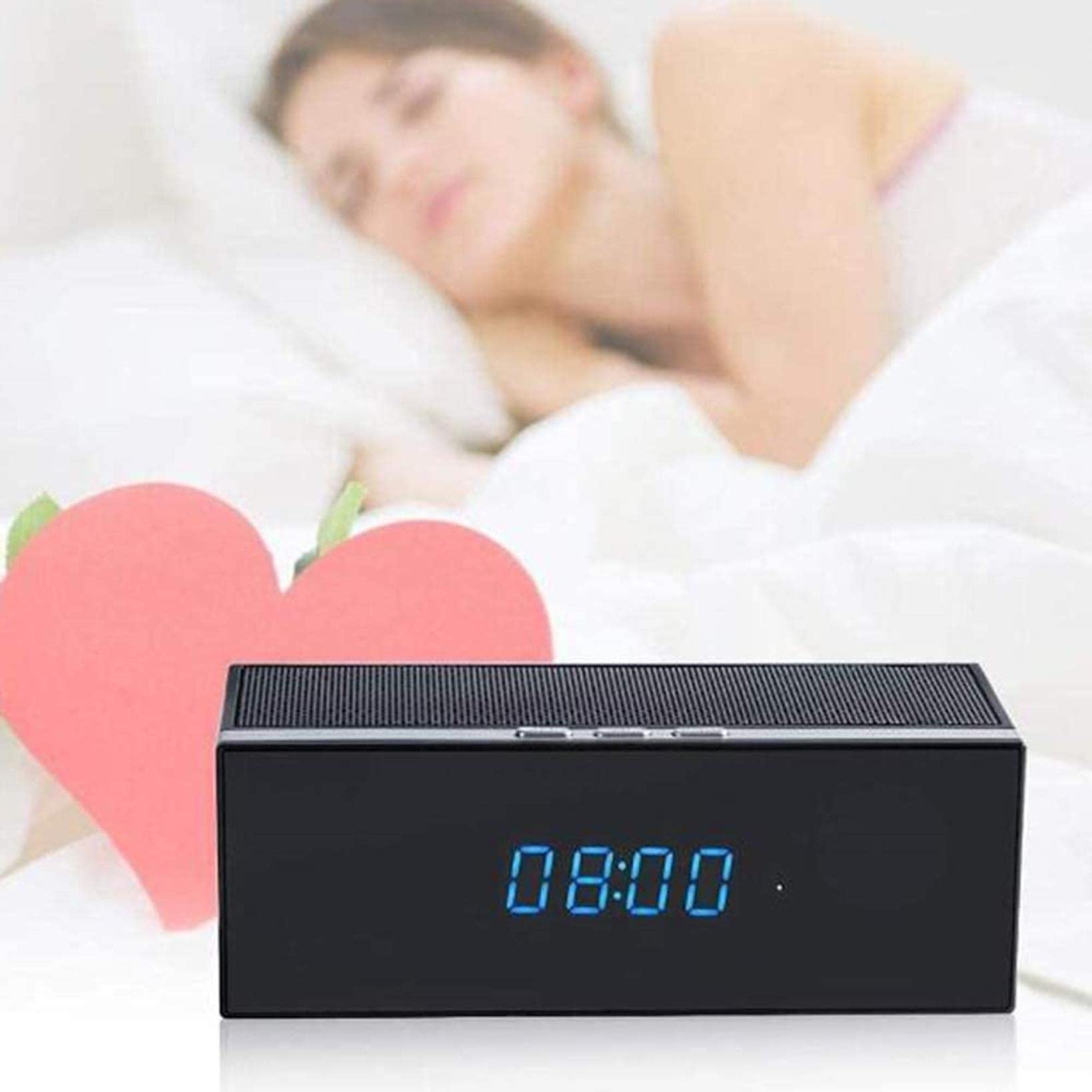 AADECOR Hidden Small Video Clock Camera - 1080P Wireless Spy Camera with Speaker, Mini CCTV for Indoor & Outdoor Surveillance - Includes 32GB Storage - Perfect for Home Security, Office Monitoring, and Nanny Cams
