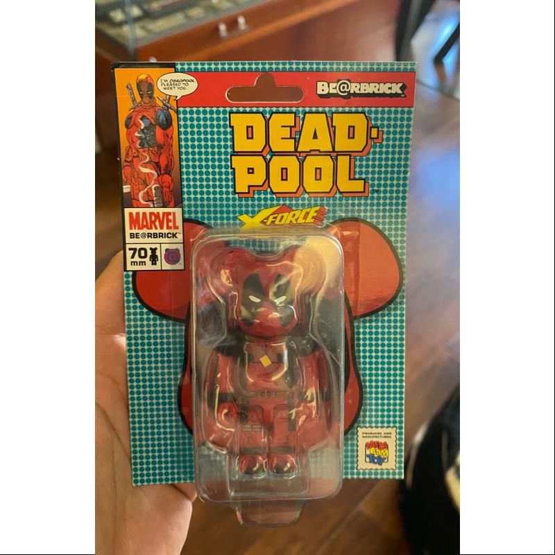 Marvel Deadpool Bearbrick 100% Limited Edition Collectible Figure - Perfect for Marvel Fans, Home Decor & Gift Giving