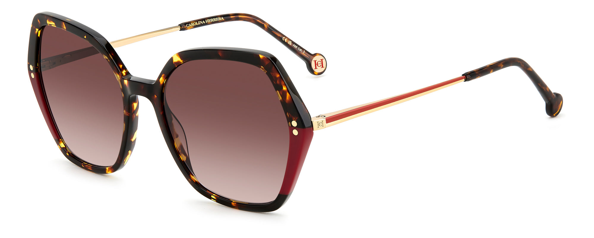 Carolina Herrera HER 0185/S Sunglasses - Luxury Designer Shades for Women, UV Protection & Fashion Statement - Perfect for Beach, Driving & Outdoor Activities