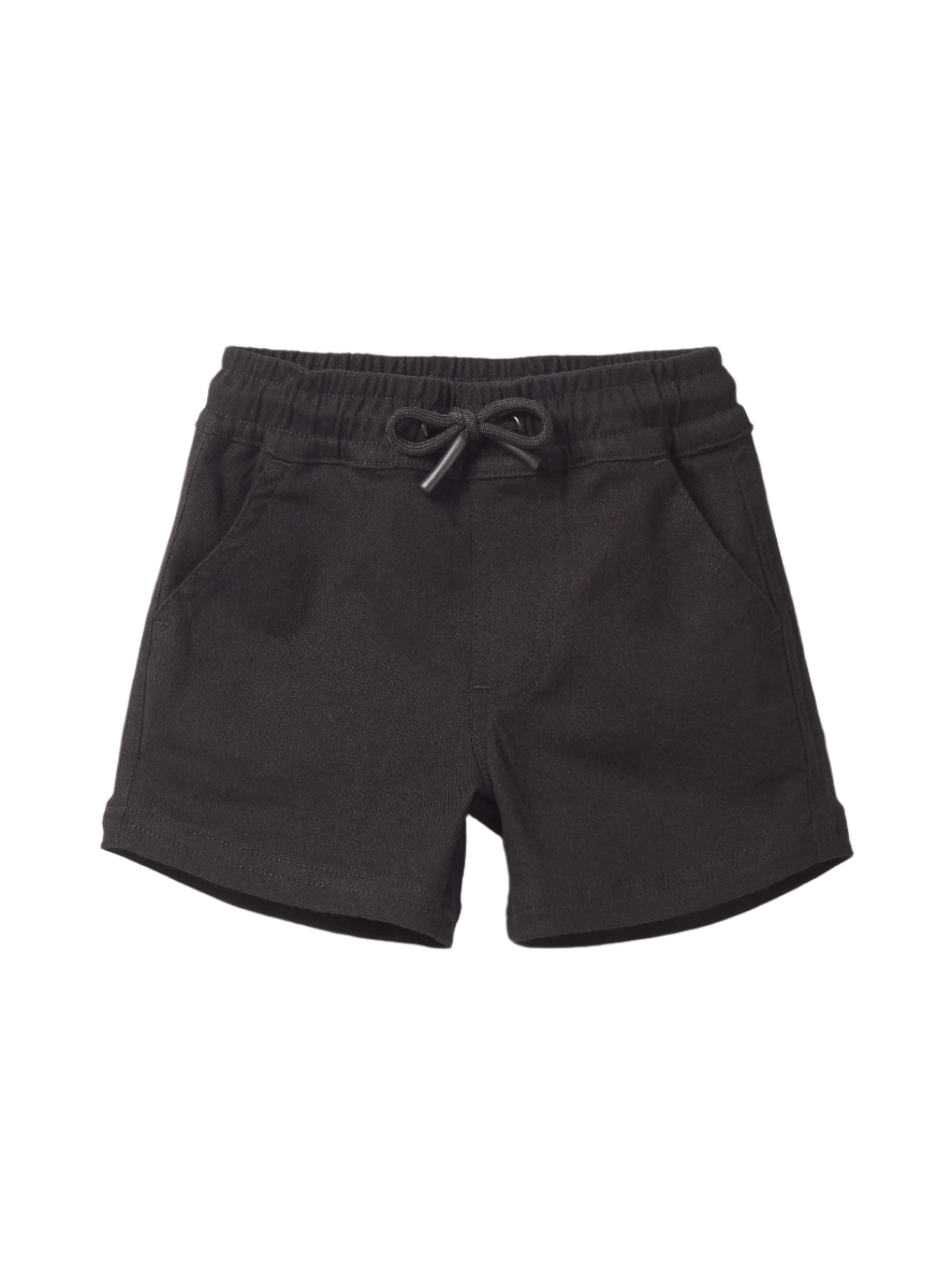 Premium Cotton Twill Shorts for Men - Comfortable Black Casual Shorts | Perfect for Summer, Gym, and Outdoor Activities