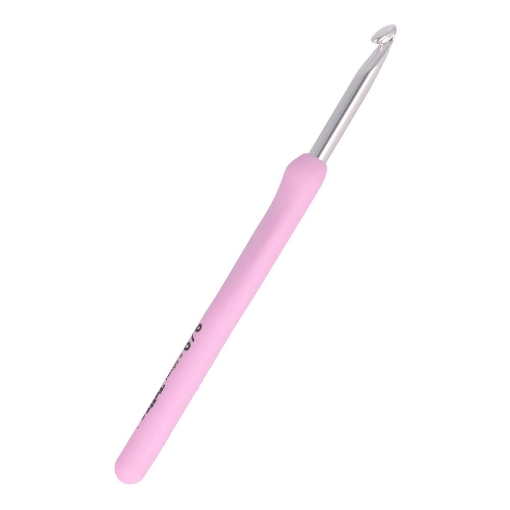 Tulip Etimo Rose Crochet Hook - Size 9/5.5mm - Premium Ergonomic Crochet Needle for Knitting & Crafting - Perfect for Yarn Projects, Amigurumi & DIY Handmade Gifts