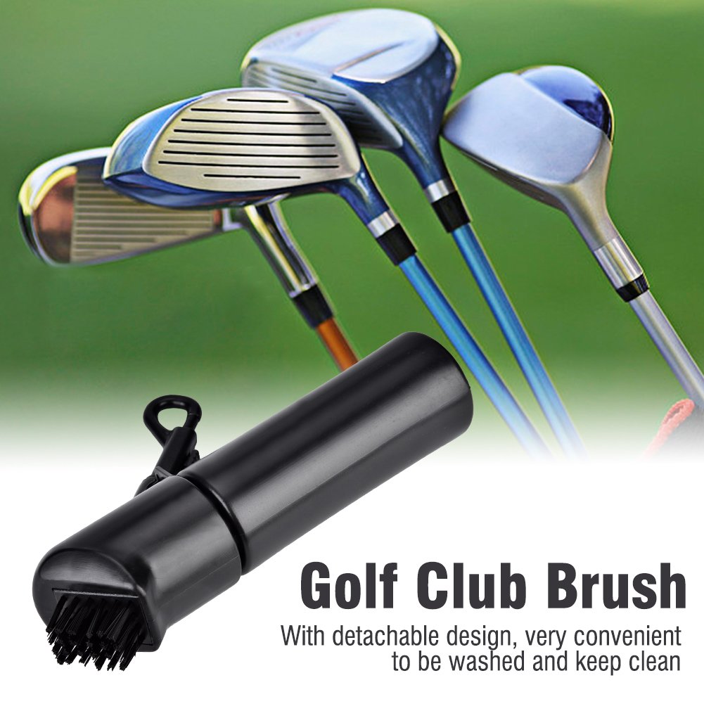 Premium Golf Club Cleaner Brush - Multi-Purpose Plastic Groove Cleaner with Water Spray for Golf Clubs & Balls | Essential Golf Accessory Equipment for Course & Practice Sessions