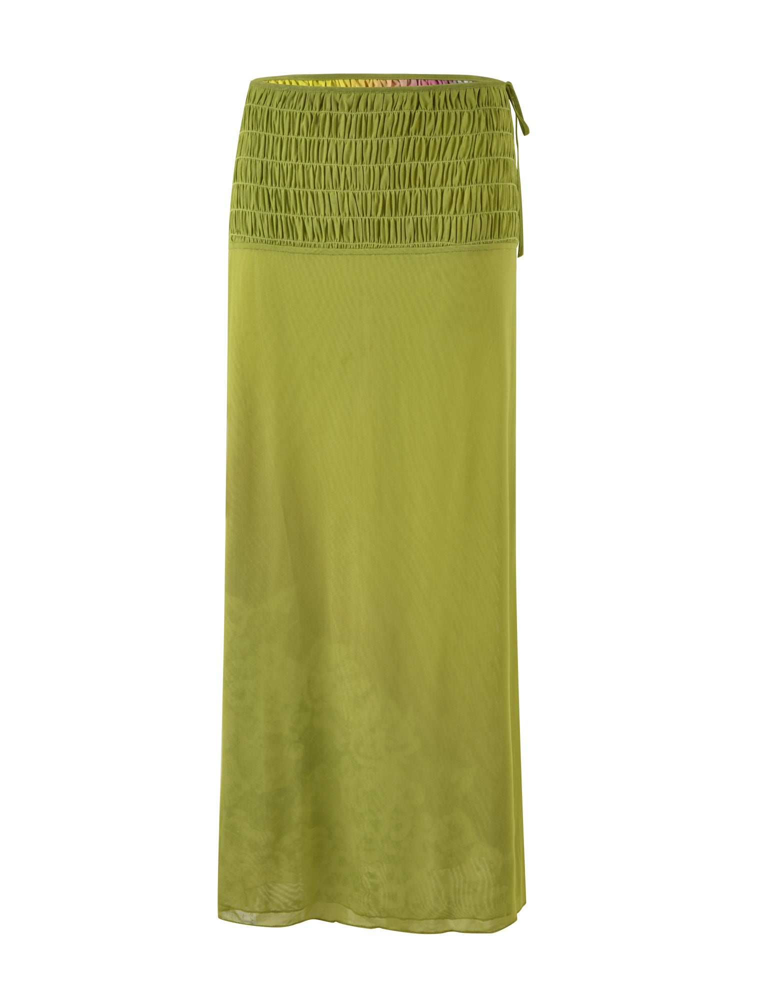 Waverly Skirt for Women - Green Floral Striped Midi Skirt | Perfect for Spring, Summer, and Casual Outings