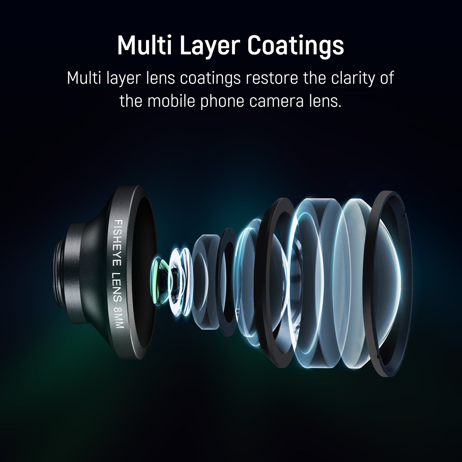 NEEWER LS 29 8mm HD Fisheye Lens for Smartphones with 17mm Thread - Perfect for Wide-Angle Photography, Vlogging & Travel Adventures