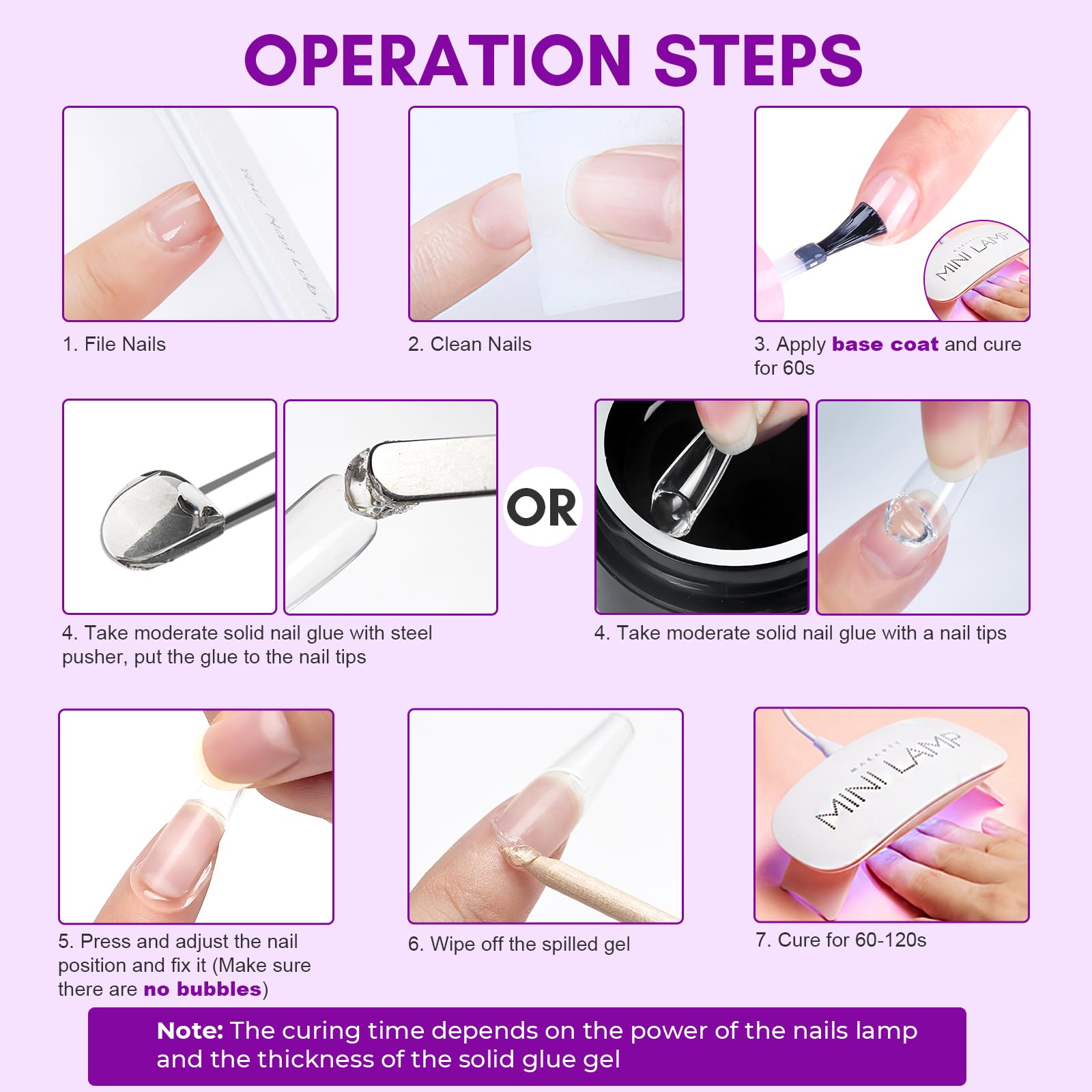Makartt Strong Nail Glue Gel for Press On Nails - Long Lasting Adhesion for Home & Salon Use