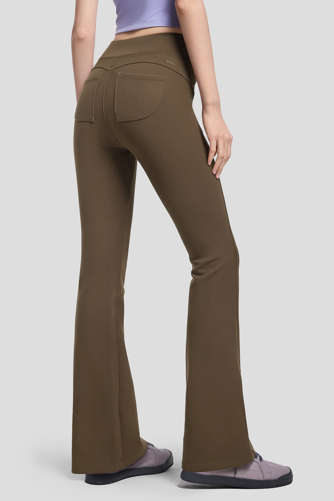 ThermaFlex Women's High Stretch Thermal Flare Pants - Warm Winter Leggings for Yoga, Running & Outdoor Activities