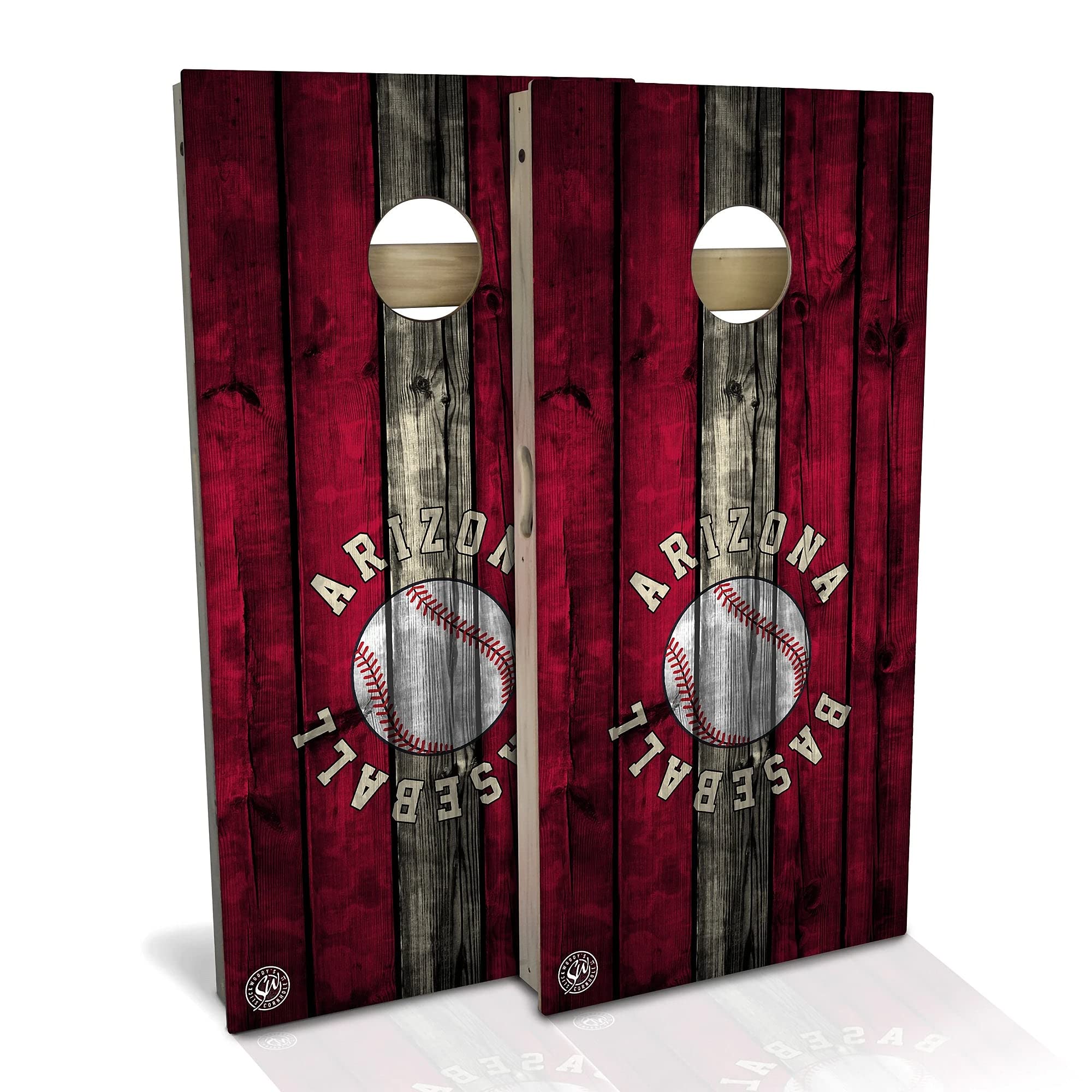 Arizona City Themed Cornhole Game Set - Premium Wooden Boards & 8 Bean Bags - Multiple Sizes & Accessories Included - Perfect for Backyard Parties, Tailgating & Outdoor Events