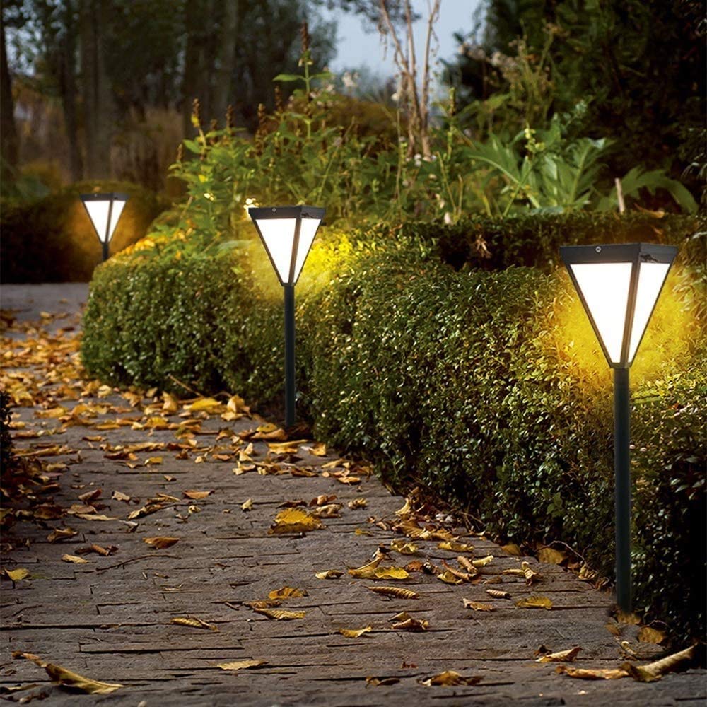 Solar Powered Outdoor Garden Lights - IP55 Waterproof Landscape Lighting for Yard, Patio, Pathway, Driveway & Pool Areas | Durable Solar Ground Lights for Villa, Community Square & Courtyard Decoration | Perfect for Evening Ambiance and Safety Lighting
