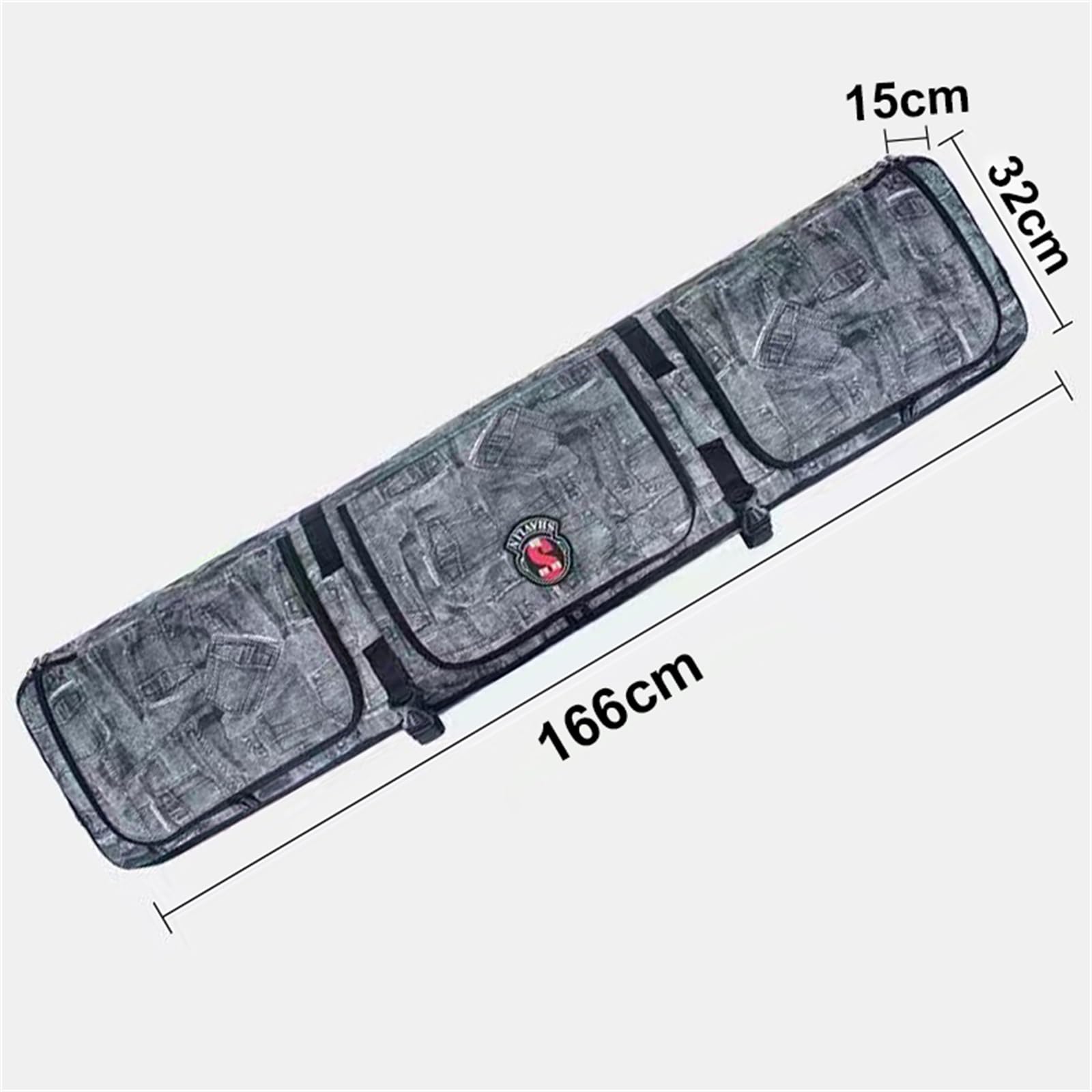 **Premium Padded Snowboard Bag with Wheels - Double Rolling Ski Travel Bag for Single Snowboard, Boots, Helmet & Clothes - Foldable & Durable for Air Travel & Winter Sports**    *Perfect for Air Travel, Ski Trips, Snowboarding Vacations & Gear Protection*