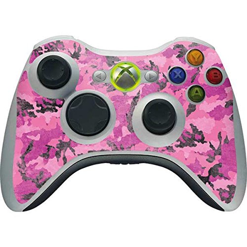 Skinit Pink Camouflage Gaming Skin Decal for Xbox 360 Wireless Controller - Custom Protective Cover for Gamers | Perfect for Gaming Sessions, Collectors & Personalized Console Accessories
