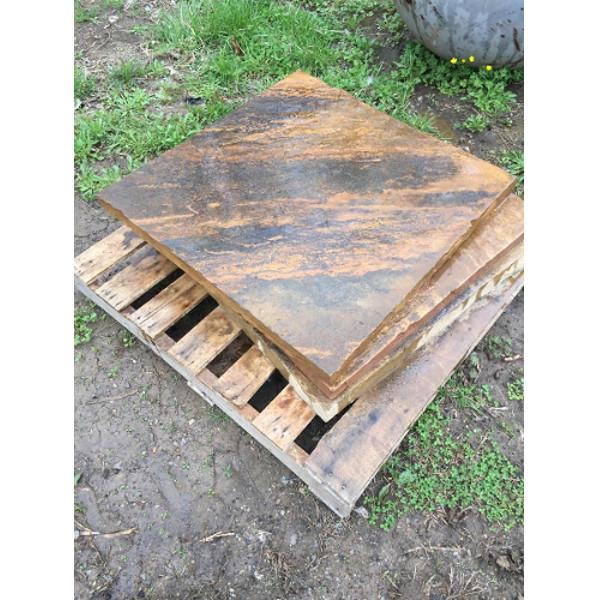 Premium Crab Orchard Stone Base - Natural Stone for Landscaping, Garden Edging & Outdoor Decor | Durable & Weather-Resistant for Patios, Walkways & Yard Projects