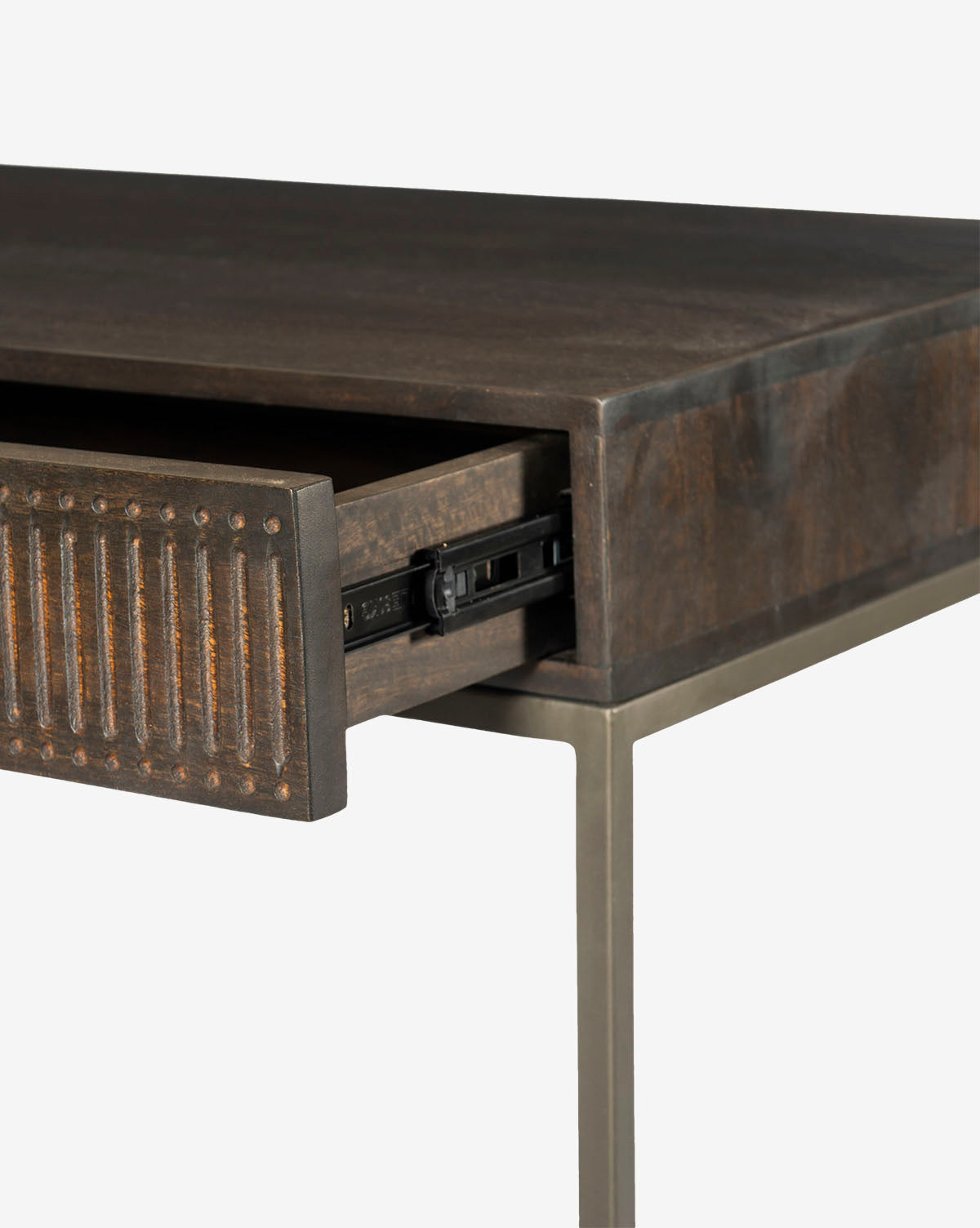 Modern Nevan Writing Desk - Home Office Desk with Drawers, Study Desk for Small Spaces | Perfect for Remote Work, Online Classes & Crafting