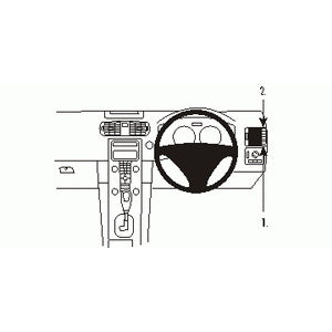 Volvo C30 C70 S40 No-Drill Right Hand Dashboard Mount (2004-2015 Models) - Perfect for GPS, Phone Holders & Car Accessories Installation