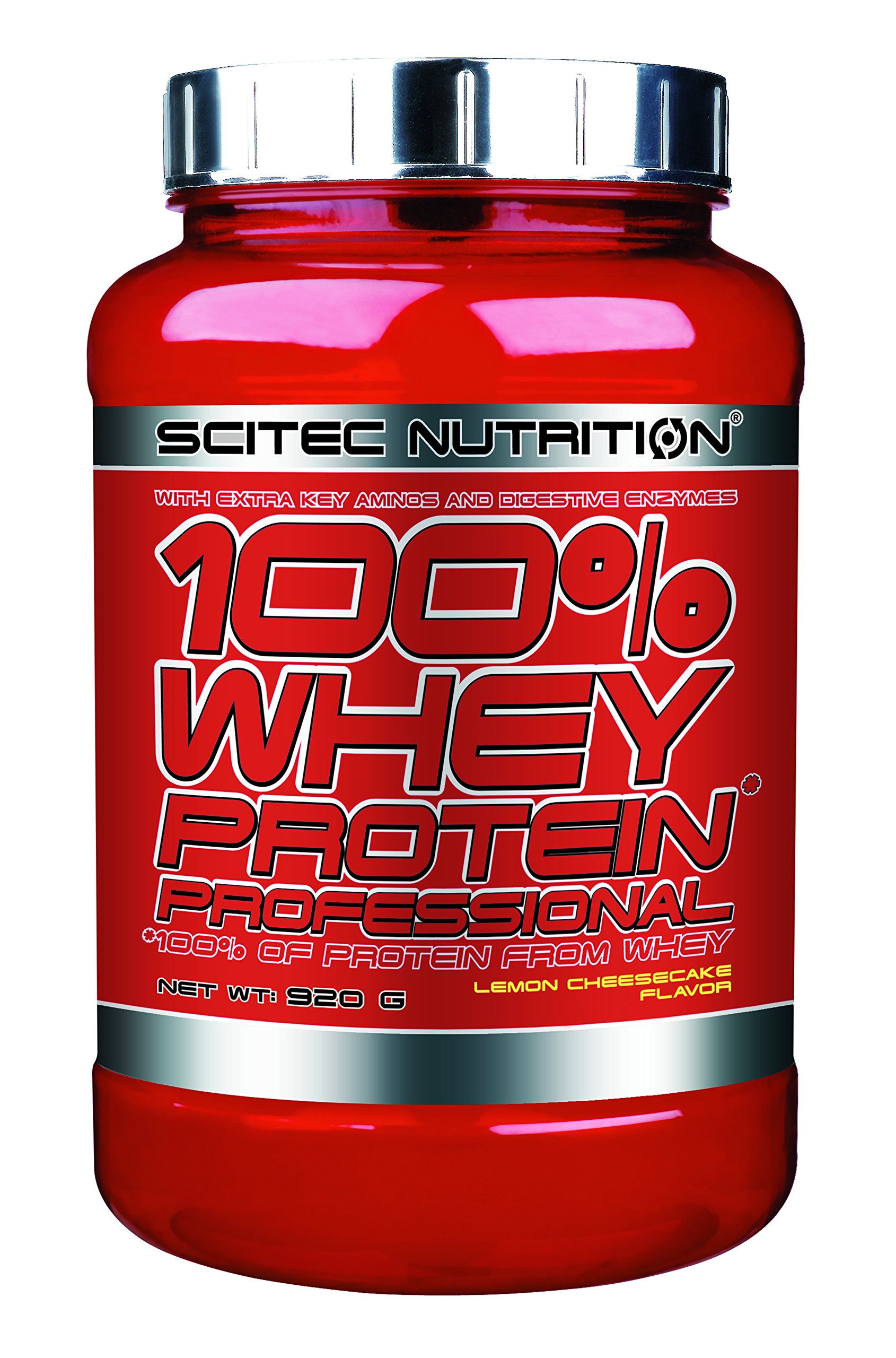 100% Whey Protein Powder - 2.03lb Lemon Cheesecake Flavor | Muscle Recovery & Post-Workout Supplement for Athletes & Fitness Enthusiasts | Perfect for Gym, Home Workouts & Healthy Lifestyle
