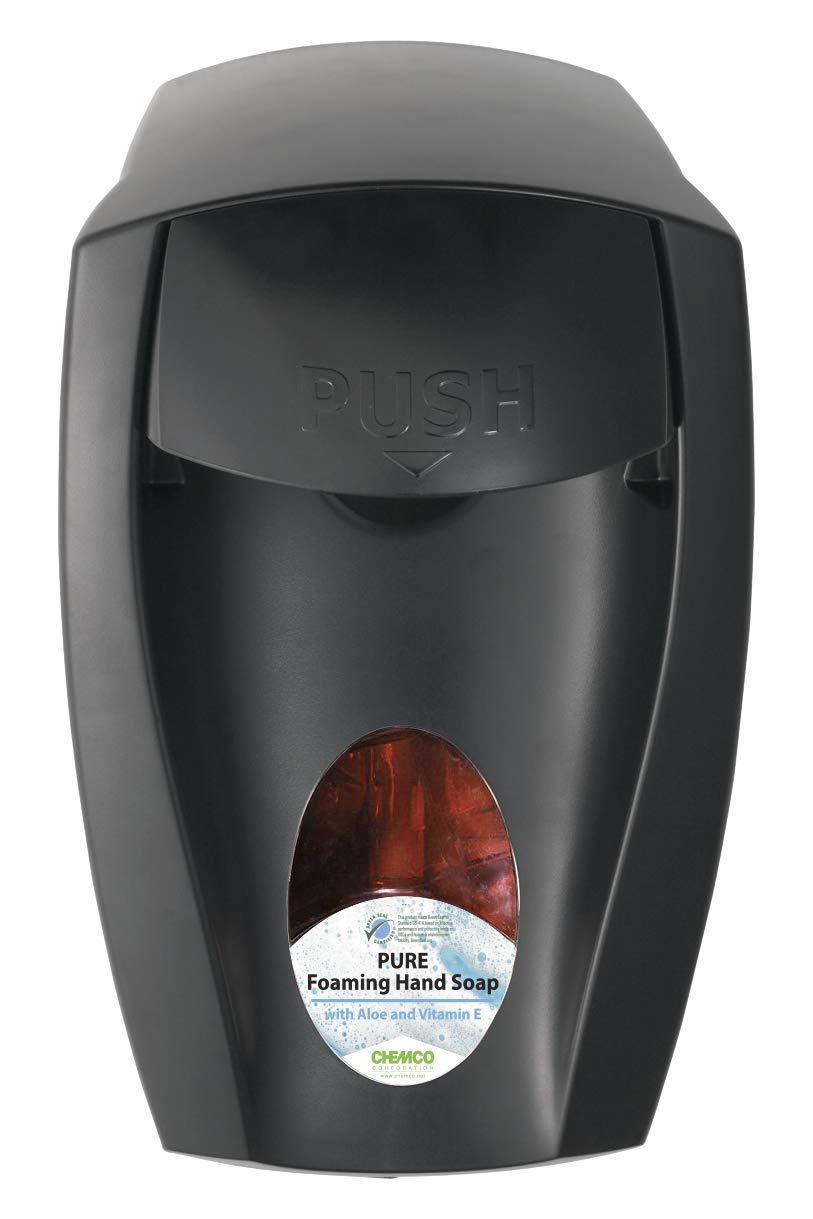 Chemco Pure Foaming Hand Soap Dispenser - Gentle & Refillable for Kitchen, Bathroom & Office | Antibacterial Liquid Soap Pump