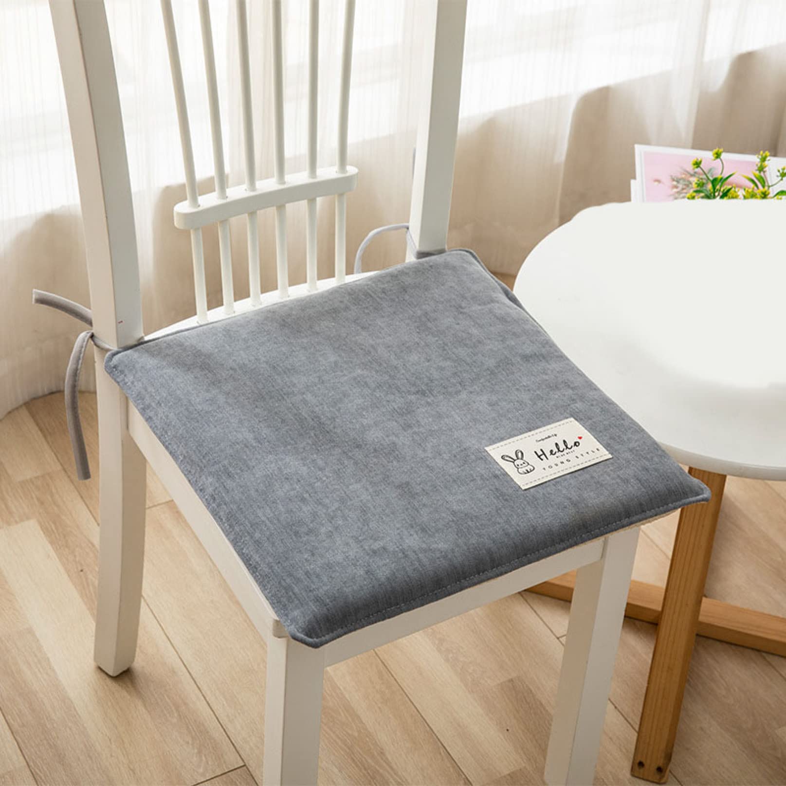 Comfortable Square Seat Cushion for Chairs - Indoor & Outdoor Use in Home, Office, Garden, Patio & Dining Room - Perfect for Kitchen, Living Room & Outdoor Furniture Decor