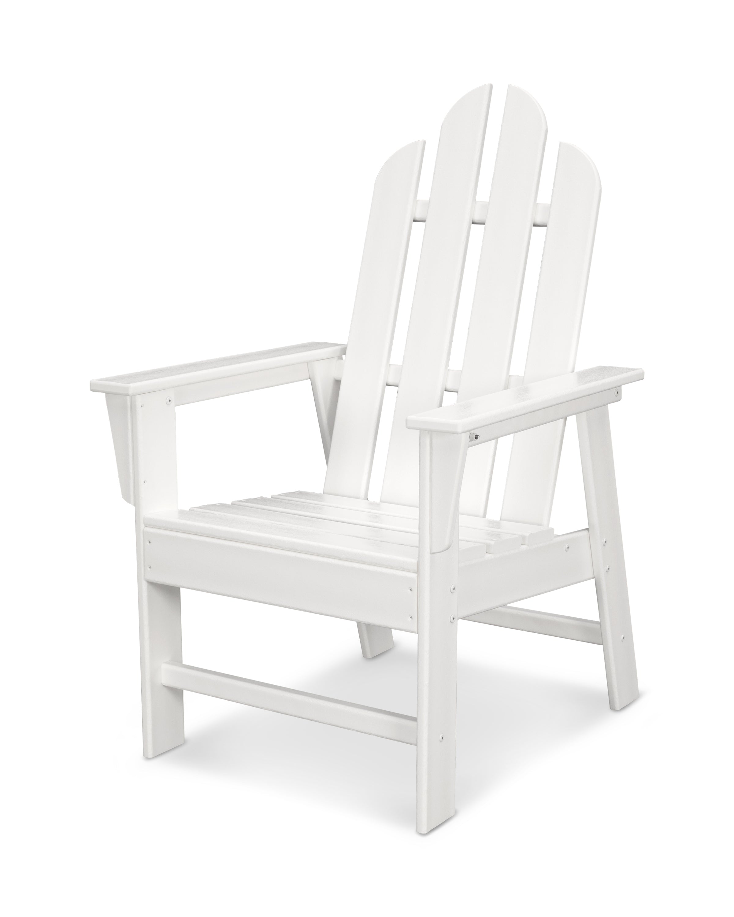 POLYWOOD Long Island Dining Chair - Durable Outdoor & Indoor Furniture - Weather-Resistant Adirondack-Style Seat - Perfect for Patio, Deck, Garden, and Poolside Use
