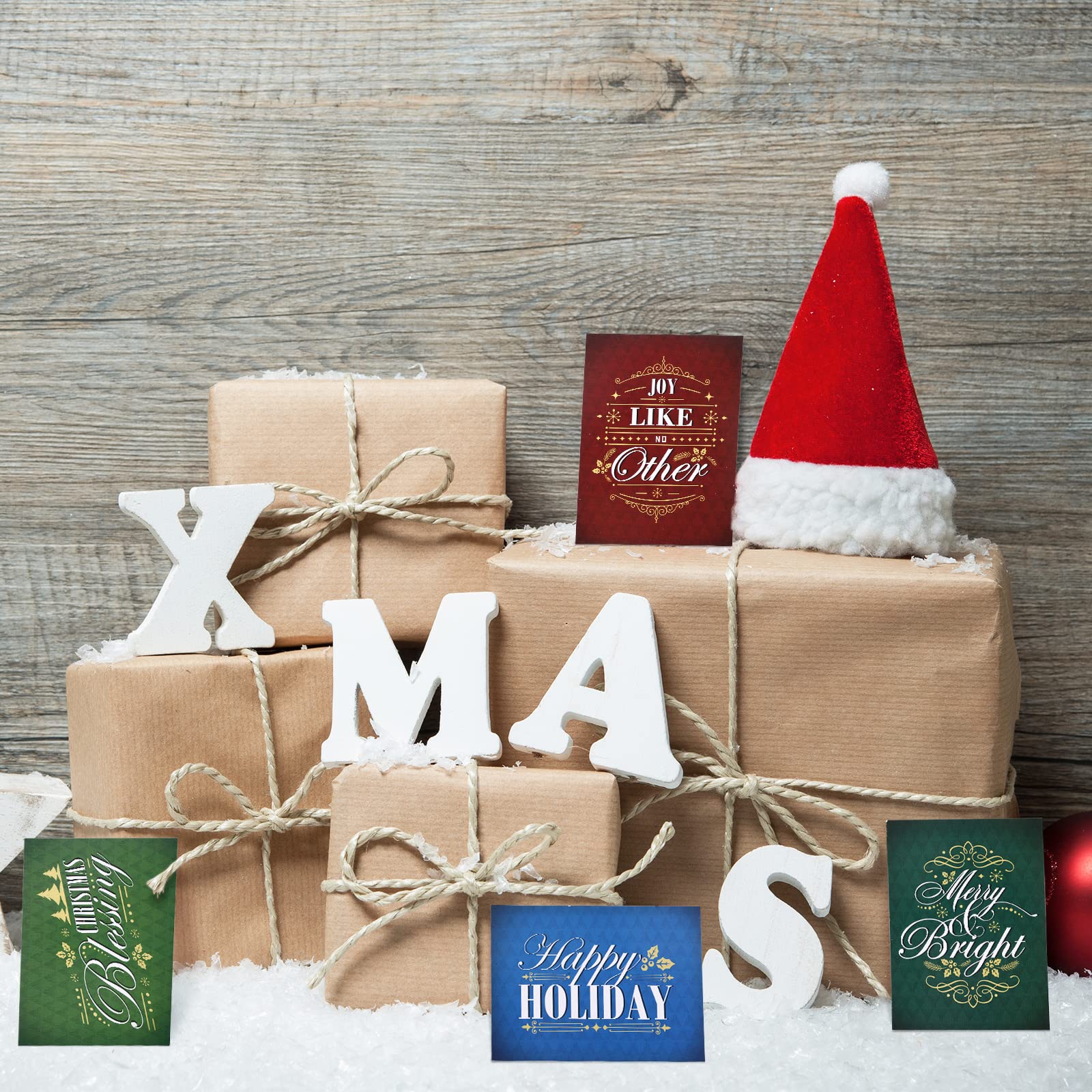 72-Piece Bulk Christmas Holiday Greeting Cards with Envelopes - Festive Xmas, New Year, Business & Congratulation Cards for Office, Home & Party Celebrations