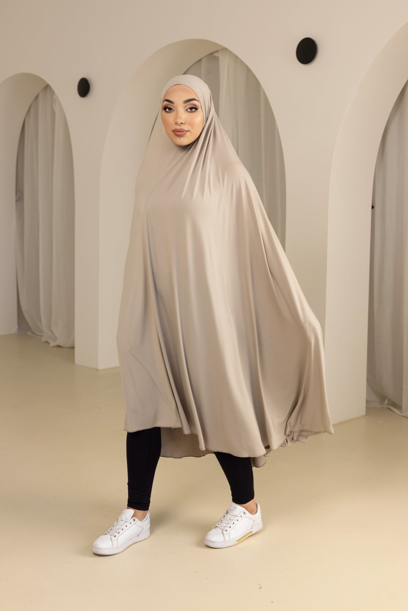 Premium Jilbab Hijab - Elegant Shades of Nude for Women | Modest Islamic Fashion | Perfect for Daily Wear, Prayer & Special Occasions
