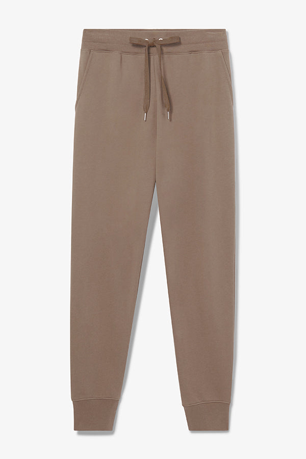 Joni Jogger French Terry Sweatpants for Women - Soft Mink Color Lounge Pants - Perfect for Yoga, Running & Casual Wear