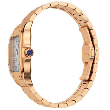 Cartier Santos Rose Gold Men's Luxury Watch - Classic Swiss Automatic Timepiece for Business, Gifts & Special Occasions