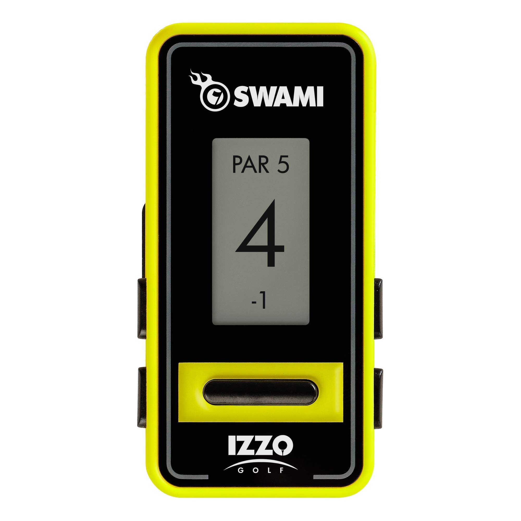 Izzo Golf Swami GPS with Voice - Yellow | On-Course Distance Tracker