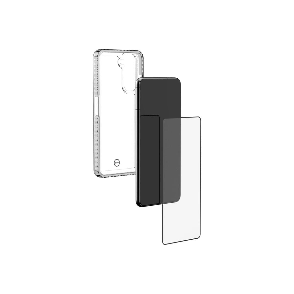 Ultra-Thin Clear Case with HD Screen Protector for Samsung Galaxy S23 - Shockproof & Scratch-Resistant Phone Cover for Everyday Protection (Perfect for Work, Travel & Outdoor Activities)