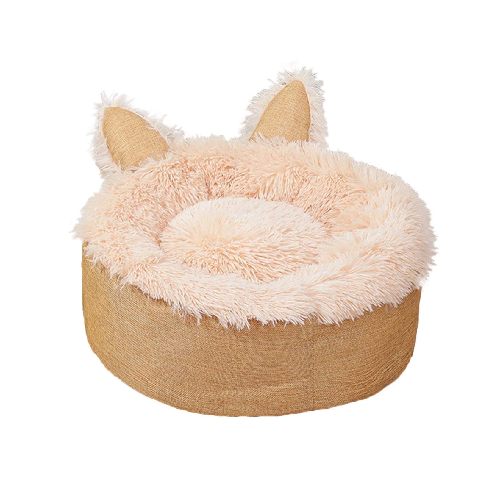 Owill Small Dog Bed & Cat Bed - Soft Plush Washable Pet Bed for Indoor Cats & Puppies, Cozy Winter Warm Bed for Small Pets | Perfect for Home, Crate & Travel Use