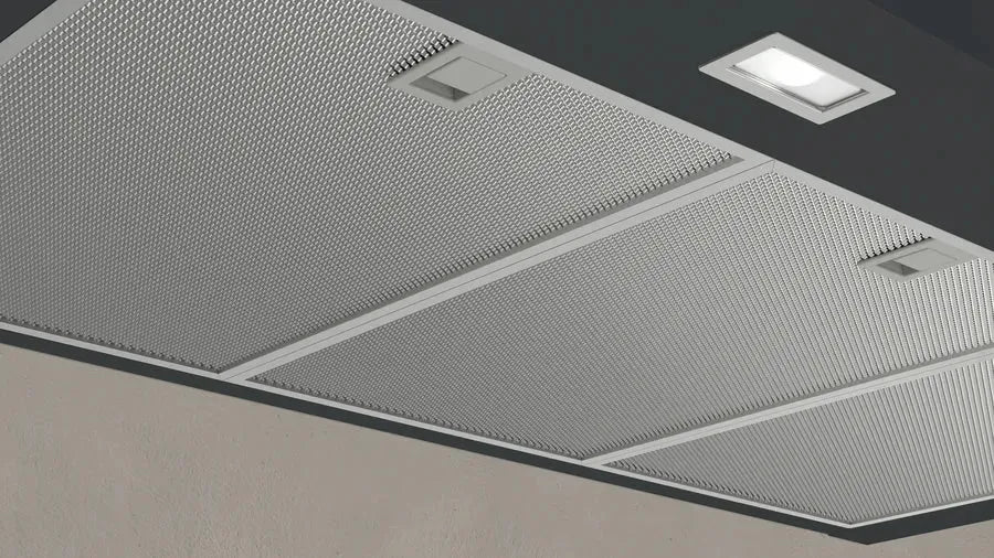 Neff 90cm Black Canopy Range Hood - N50 D94BHM1S5 | Powerful Kitchen Exhaust Fan for Smoke & Odor Removal | Perfect for Modern Home Cooking & Grilling