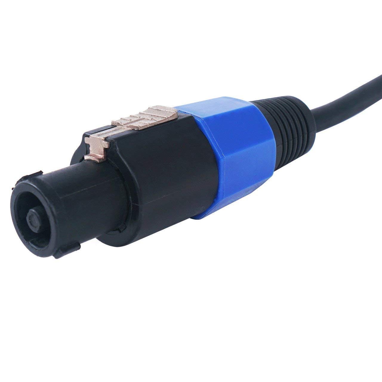 Sound Town Speakon to Speakon Speaker Cable - 2 Feet, 12 Gauge, 2 Conductor, Male to Male (STC-12NN2) - Perfect for Live Sound, DJ Equipment & Professional Audio Setups
