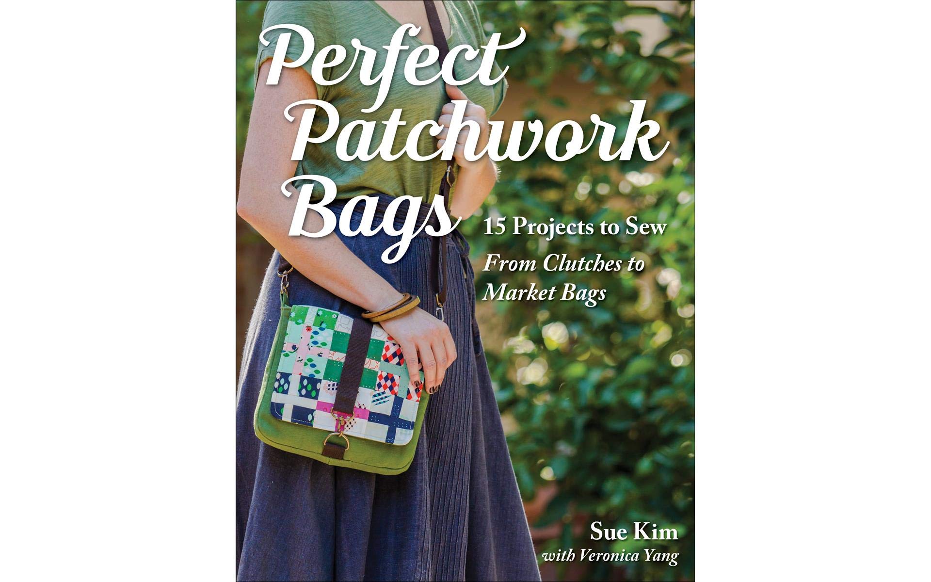 Stash by C&T Perfect Patchwork Bags - Handmade Quilted Tote Bag for Women, Stylish & Durable Crossbody Purse - Ideal for Travel, Shopping & Everyday Use