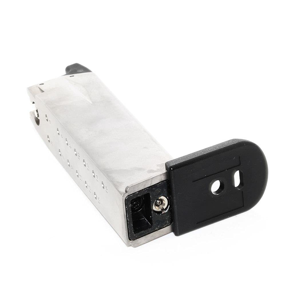 WE-TECH Air Venturi Springfield Armory XDM Series GBB Pistol Magazine - 3pcs 25rd Gas Magazines (Silver) for Airsoft Spare Parts | Perfect for Target Practice & Competitive Shooting