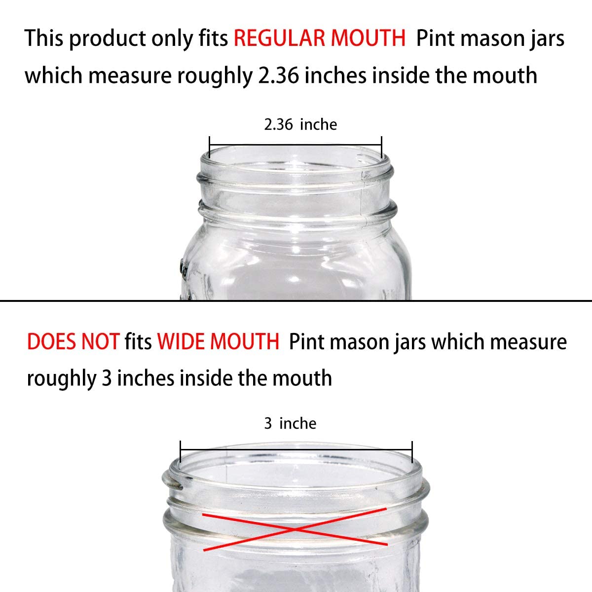 Amolliar Mason Jar Liquid Soap Dispenser Lid - 2 Pack Rustproof Stainless Steel Replacement Pump for Kitchen, Bathroom & Farmhouse Decor | Hand Soap, Dish Soap & Lotion Dispenser - Perfect for Rustic Home, Wedding Decor & DIY Projects