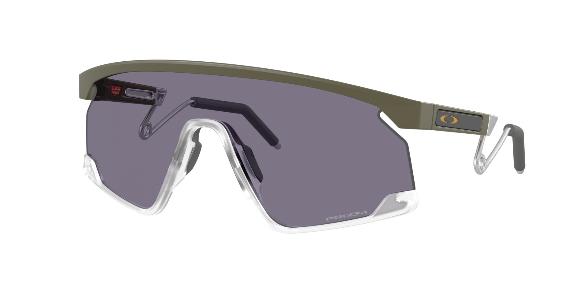 BXTR METAL Matte Moss / Prizm Grey Sunglasses - Polarized Sports & Outdoor Shades for Running, Cycling, and Driving