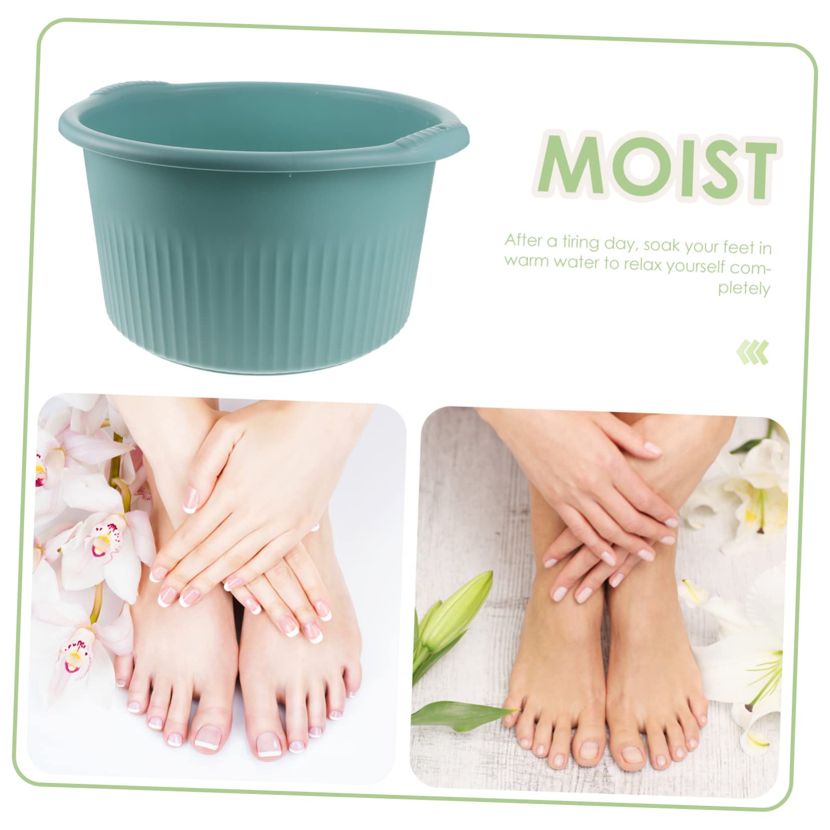 Beaupretty Reusable Foot Soaking Basin - Portable Foot Spa Bath for Relaxation & Comfort - Perfect for Home Pedicure, Post-Workout Recovery & Stress Relief