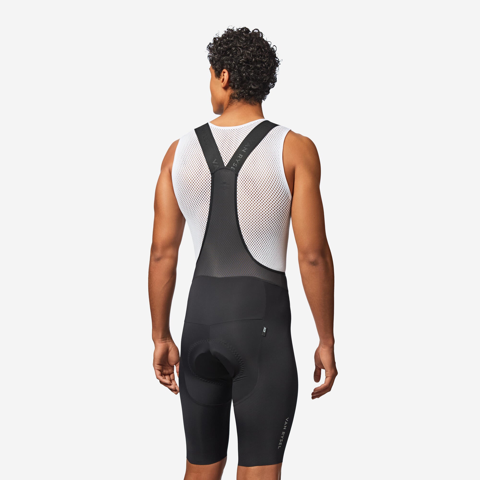 Van Rysel Men's RCR 4 Cycling Bib Shorts - Breathable Padded Bike Shorts for Road Cycling & Training - Perfect for Long Distance Rides & Professional Cyclists