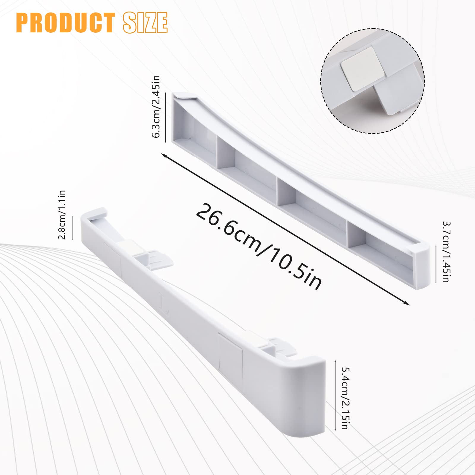 Hoxfly PS5 Horizontal Stand - Compatible with PS5 Disc & Digital Edition Console - Anti-Slip Base Stand Holder for Playstation 5 Accessories (White) - Perfect for Gaming Setup & Secure Storage